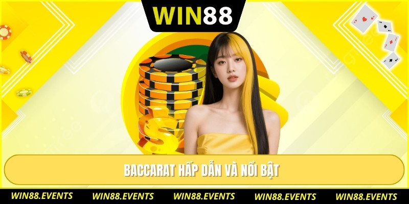 Baccarat hấp dẫn và nổi bật