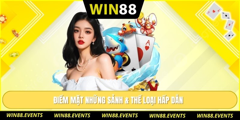 Điểm mặt những sảnh & thể loại hấp dẫn