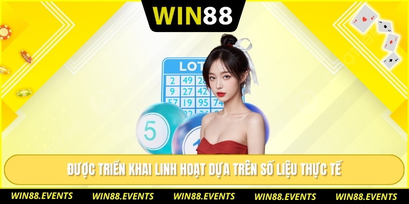 Được triển khai linh hoạt dựa trên số liệu thực tế