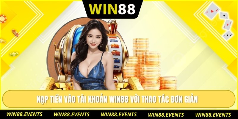 Nạp tiền vào tài khoản WIN88 với thao tác đơn giản
